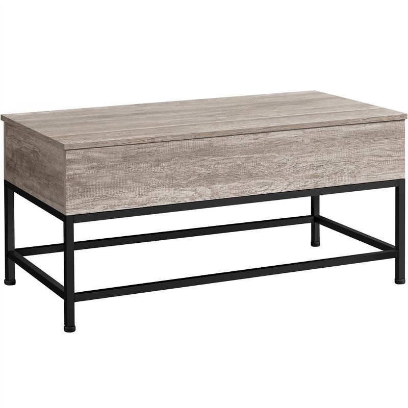 Yaheetech Rustic Industrial Lift-top Coffee Table with Hidden Storage Compartments and Metal Legs... | Target