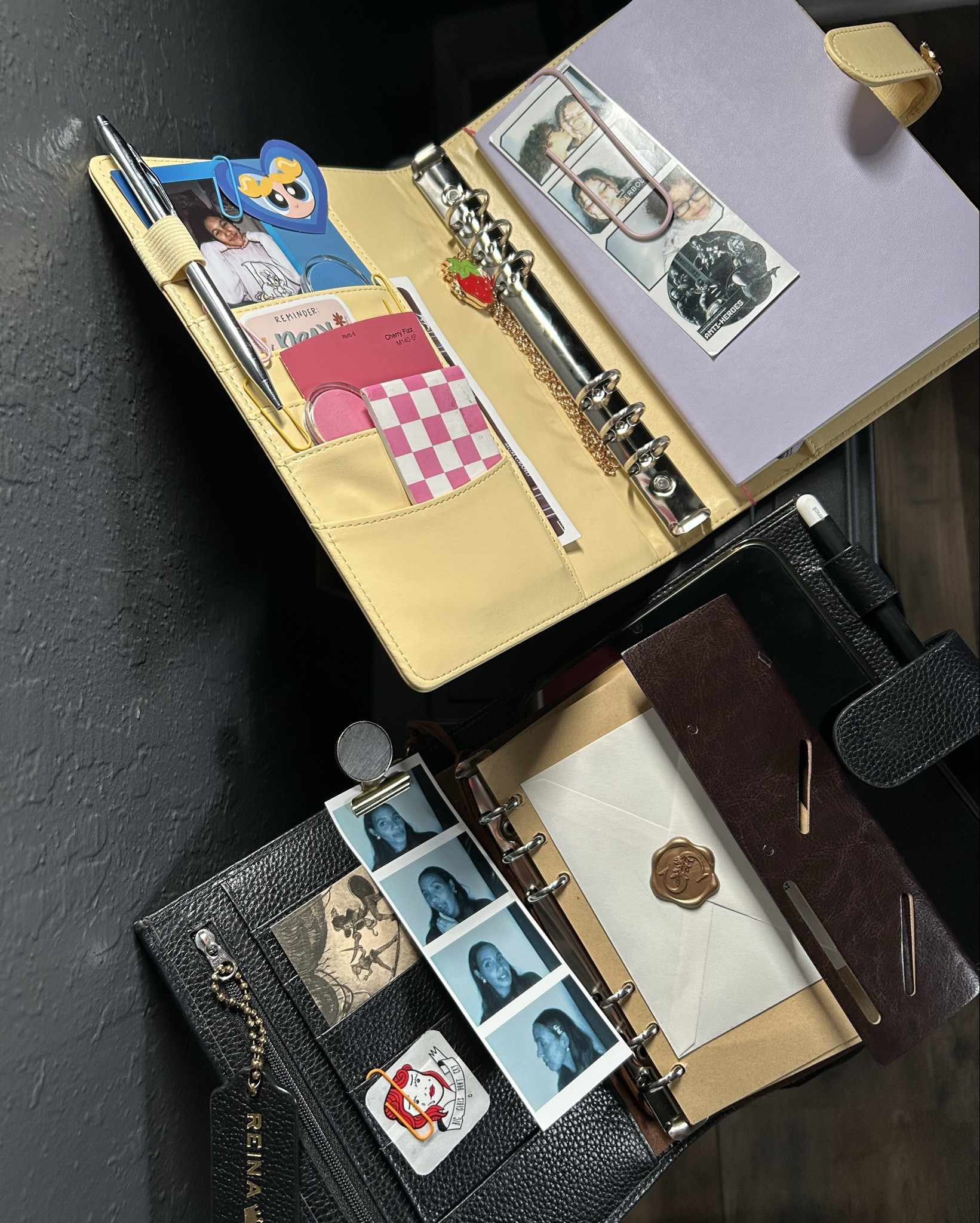 Our DIY Carmen Louisa Inspired journals. 
(Watch the full video on YouTube) 

My daughter and I made an afternoon out of personalizing our 2026 folios. You can go beyond Using stationery, for these! Use fun bandaids, lock necklaces and brooches.

#LTKWorkwear #LTKdayinmylife #LTKmomlife