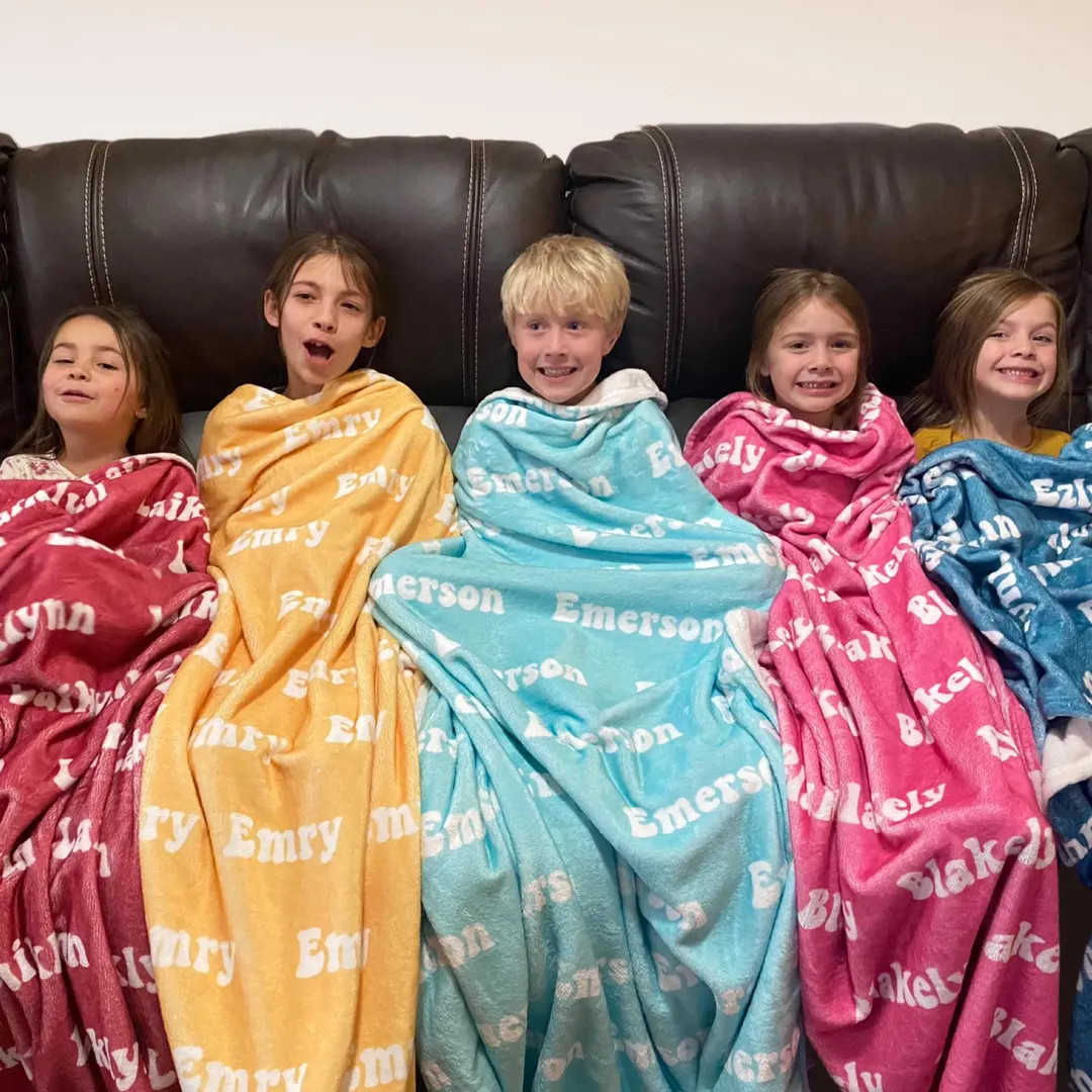 Personalized Custom Blanket, Name Blanket, Blanket Gift, Baby Blanket, Kids Blanket, Personalized... | Etsy (US)