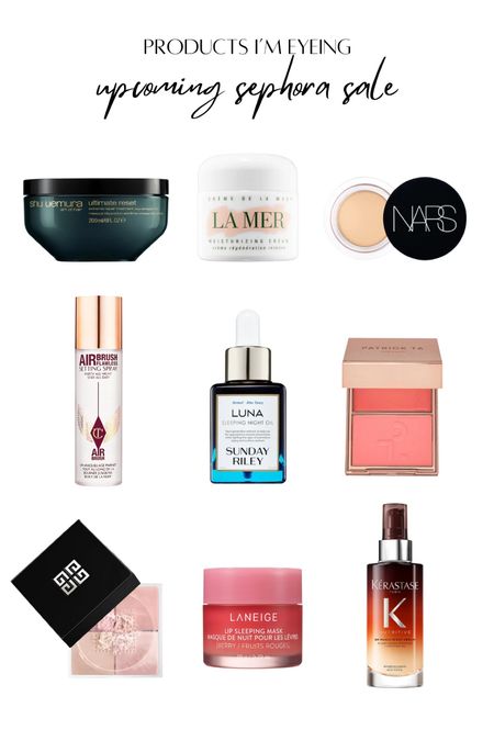Sephora sale kicks off next week! Here are some products I’m eyeing! Make sure to have your cart prepped because items go fast!!  👀

#LTKsalealert #LTKbeauty