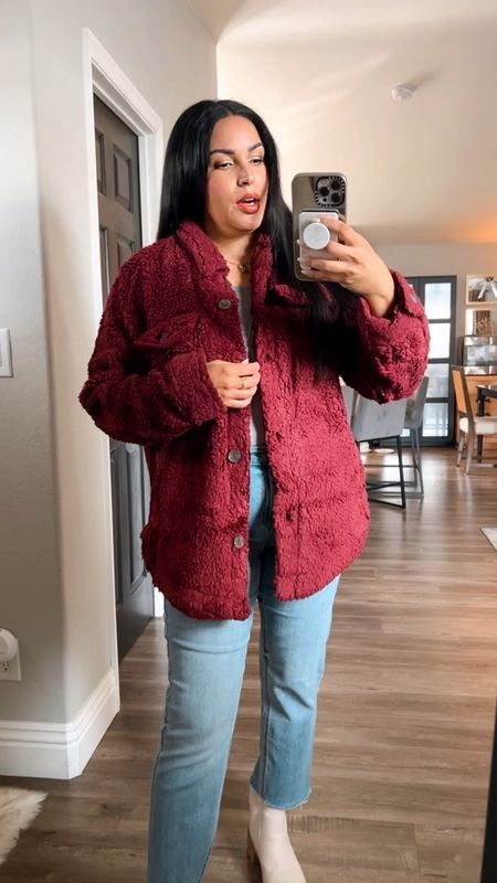 Such a cute and cozy jacket! So soft & has the look of a shacket! 

#LTKFind #LTKunder100 #LTKSeasonal