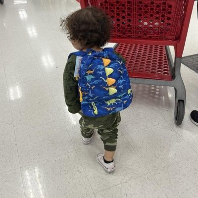 Toddler Boys' Dinosaur Backpack - Cat & Jack™ Blue | Target