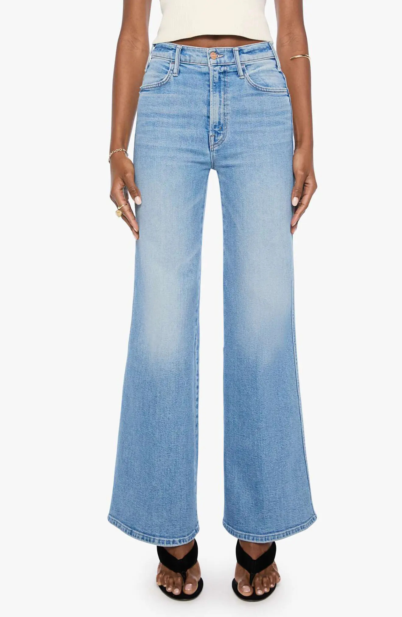 The Hustler Roller High Waist Wide Leg Jeans | Nordstrom