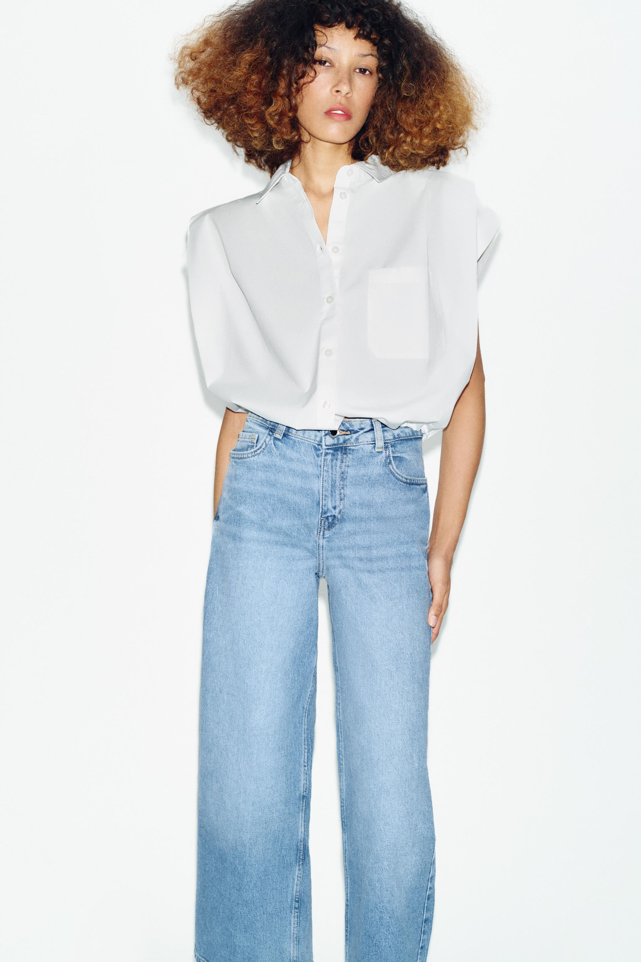 Z1975 HIGH-WAISTED CULOTTE COMFORT JEANS | Zara US