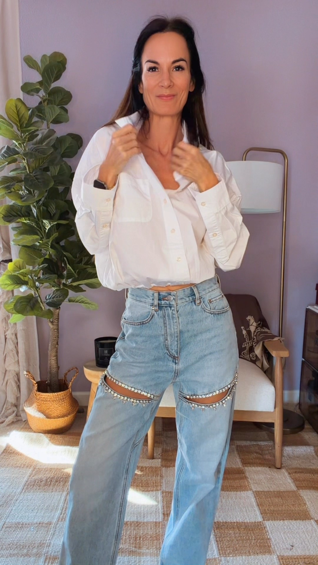 If you know, you know… I’m a forever denim connoisseur and yes, this addiction runs deep 😏👖 the back of these?!! Perfection!! 💙

Wearing XS top and 24 denim

These jeans? Cream of the crop. Top of the list. Elite status.

The fit, the details, the attitude — they instantly shot to #1 in my closet and I’m officially obsessed. Dressed up, dressed down, errands or cocktails… they’re the star every single time ⭐️

Paired with this adorable cropped button-up and suddenly it’s giving effortless, cool-girl, main-character denim energy. Trust me… once you try them, there’s no going back.



#DenimObsessed #JeanConnoisseur #DenimAddict #CoolGirlStyle #EverydayChic #EffortlessStyle #FashionOver40 #StyleAtAnyAge #ElevatedCasual #LTKStyle #LTKFinds #NicoleColeeStyle #WardrobeStaples #DenimLove #nicolecolee #fashionblogger #styleblogger 




#LTKdayinmylife #LTKHoliday #LTKGiftGuide