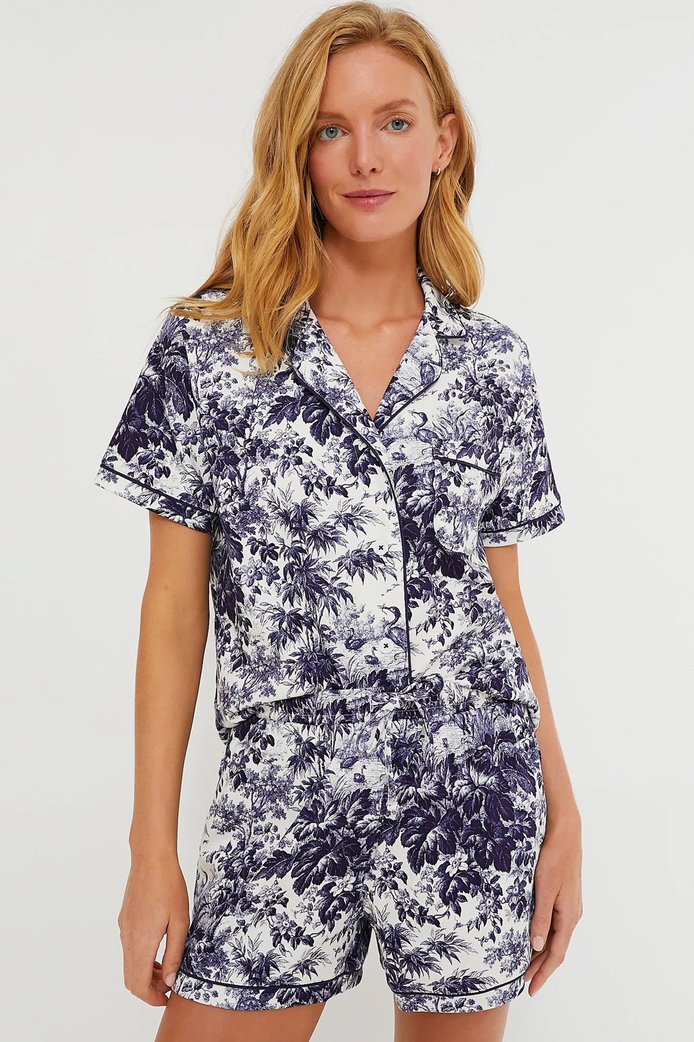 Cypress Toile Pajama Short Set | Tuckernuck (US)