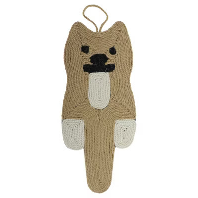 Unique Bargains Cat Scratch Pad with Cats Pattern 17.72"x7.87" Khaki | Target