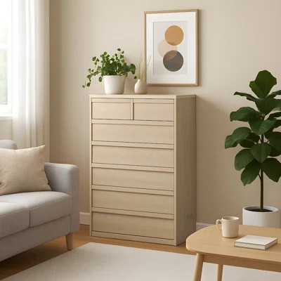 Drawer Dresser for Bedroom, Modern Chest of Drawers Tall with Large Drawers Storage | Wayfair North America