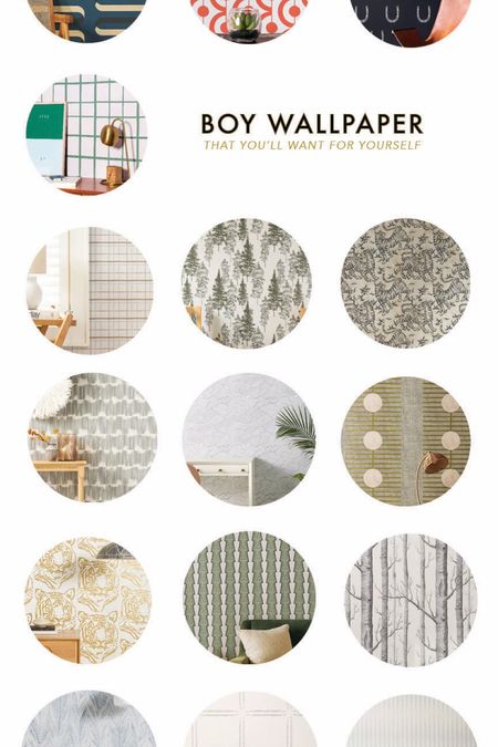 Wallpaper selections that are masculine and understated for boys’ rooms!✨ Or a neutral space.✨

#LTKkids #LTKhome #LTKfamily