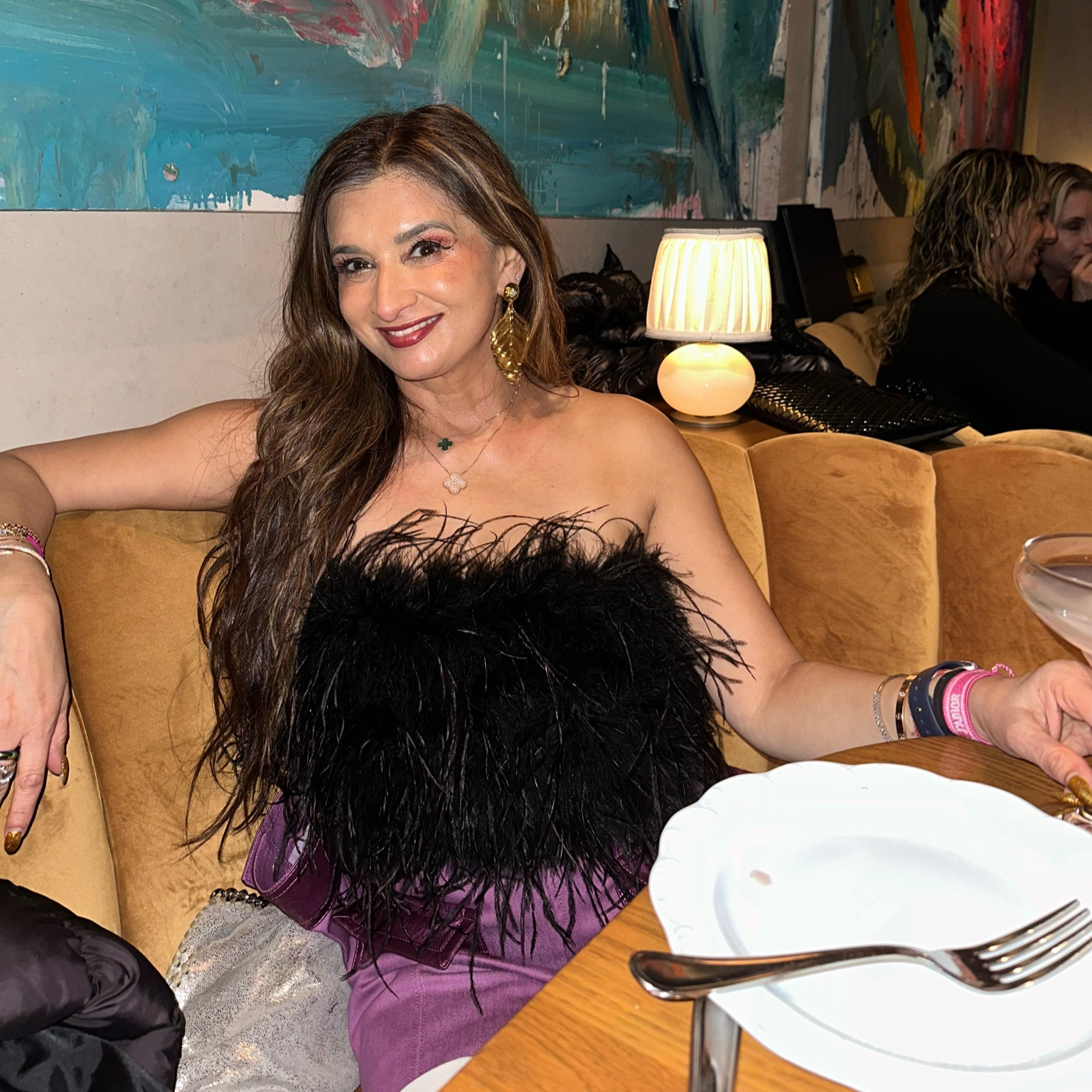 Feathers are always a good idea! 💃 Elevate your wardrobe with Lamarque's stunning strapless feather bustier. Whether you're glamming up for a sexy night out or adding flair to a casual denim look, this versatile piece is a must-have. Available in a range of colors to suit every style. #FeatherFashion #Lamarque

#LTKover40 #LTKparties #LTKstyletip