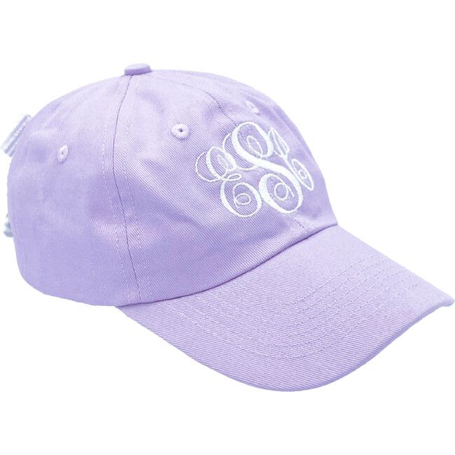 Customizable Bow Baseball Hat, Lilly Lavender | Maisonette