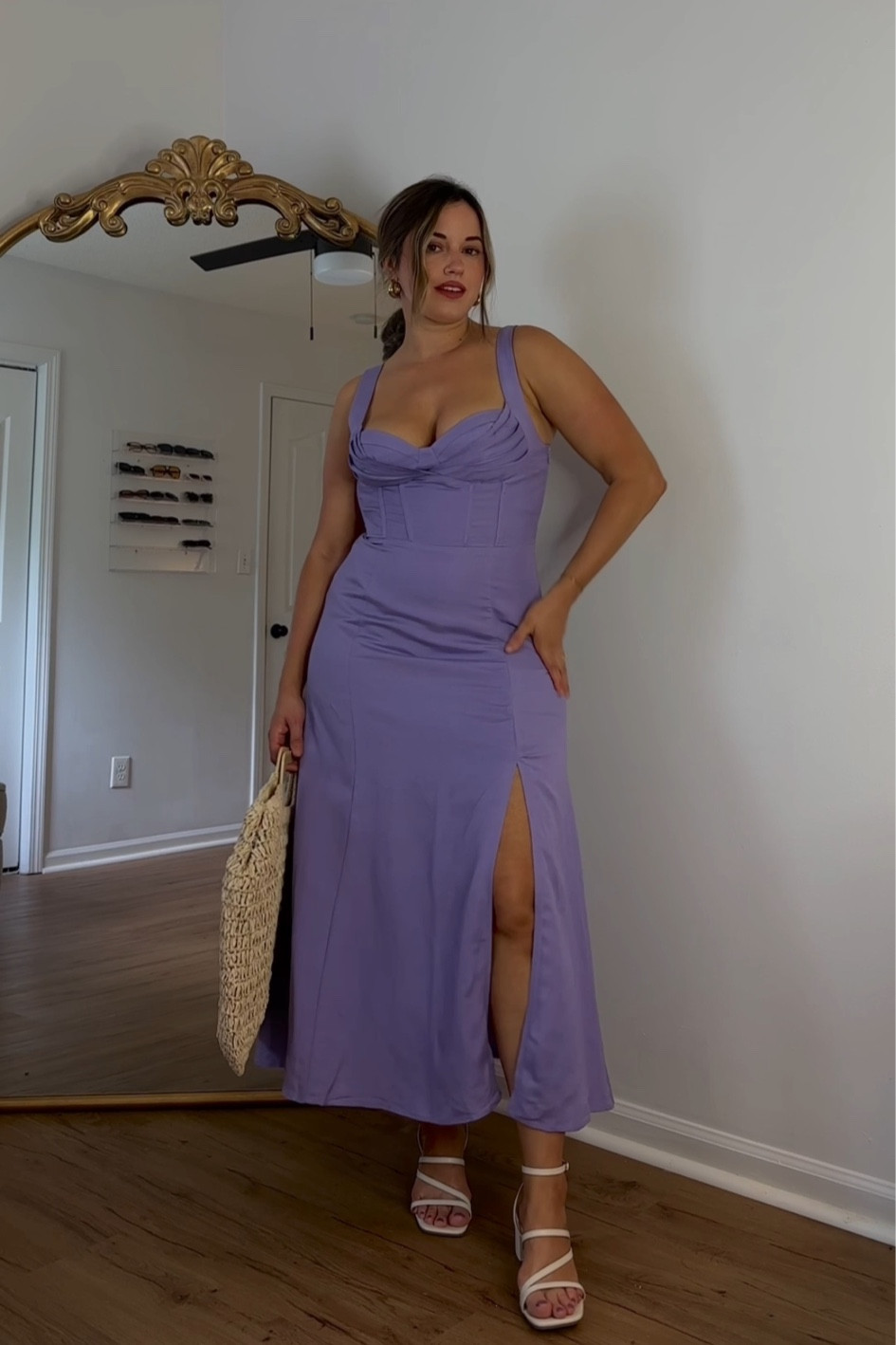 This dress is beautiful and I love the color! Wearing a size medium 

#LTKTravel #LTKStyleTip #LTKWedding