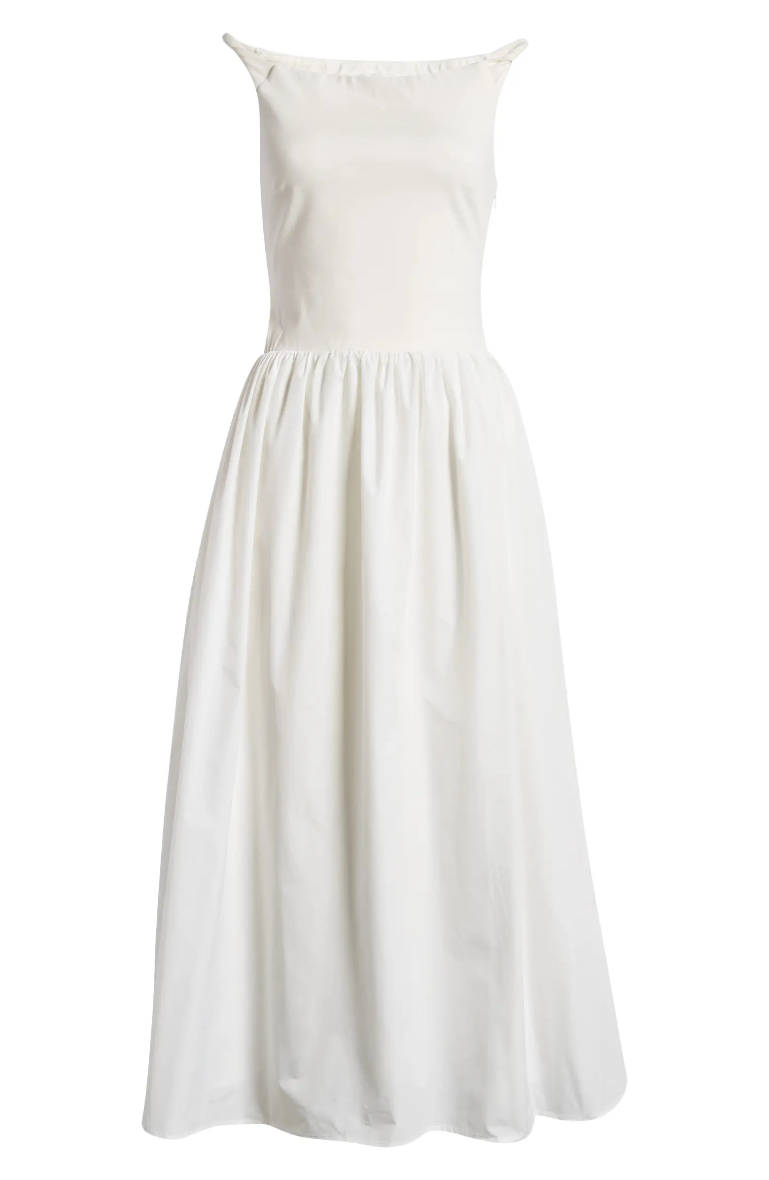 ASTR the Label Off the Shoulder Poplin Midi Dress | Nordstrom | Nordstrom