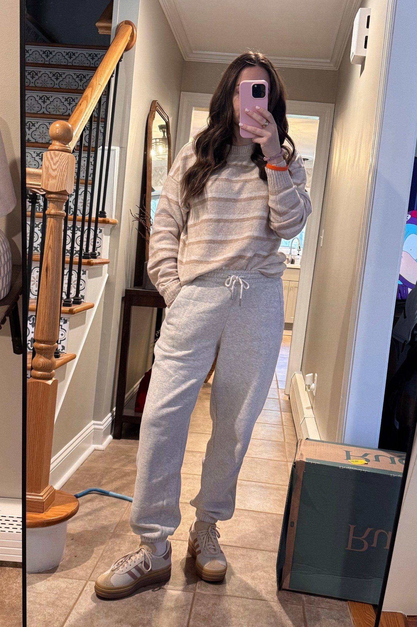 Comfy outfit for today!!! 
Size medium in sweats & sweater
Code LAUREN10 for 10% off at Nuuds 

#LTKFindsUnder50 #LTKFindsUnder100 #LTKSaleAlert