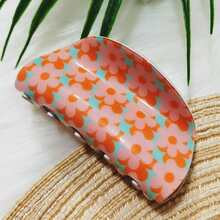 Floral Print Hair Claw | SHEIN