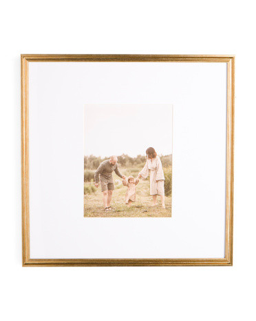 24x24 Matted To 11x14 Thin Metallic Portrait Wall Frame | TJ Maxx