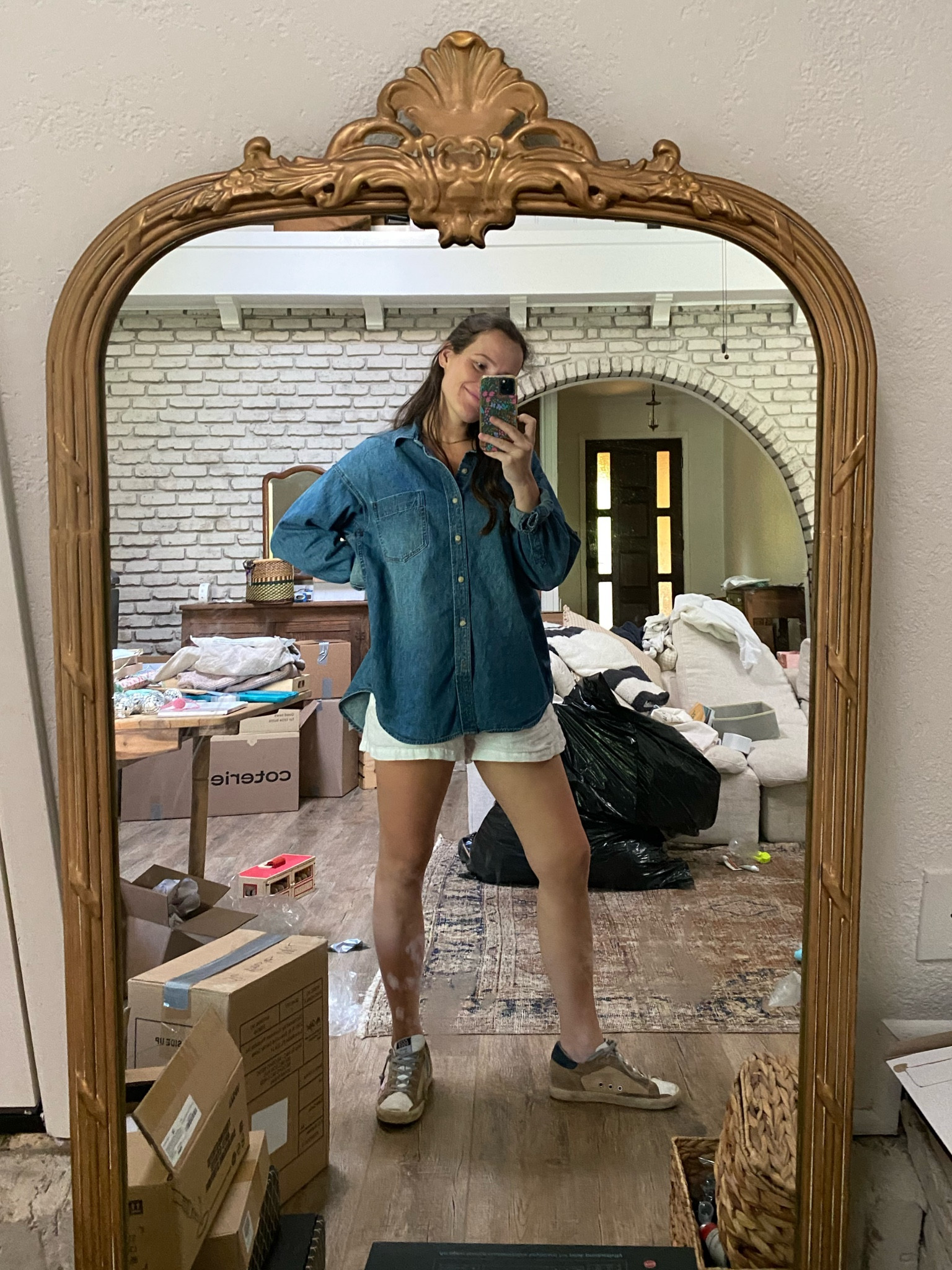 In the midst of packing! But an easy maternity outfit whether you’re pregnant or not! My shirt is Aritzia and linen shorts are Deiji. Tagged similar options to recreate this. This pregnancy I’ve just been gathering some easy basic top tops and bottoms I can mix and match. Everything I tagged is on a great sale right now! 

#maternity
#pregnant

#LTKbump #LTKunder50 #LTKunder100