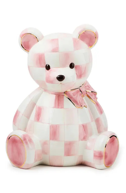 MACKENZIE CHILDS Rosy Hand Painted Ceramic Bear Bank at Nordstrom | Nordstrom