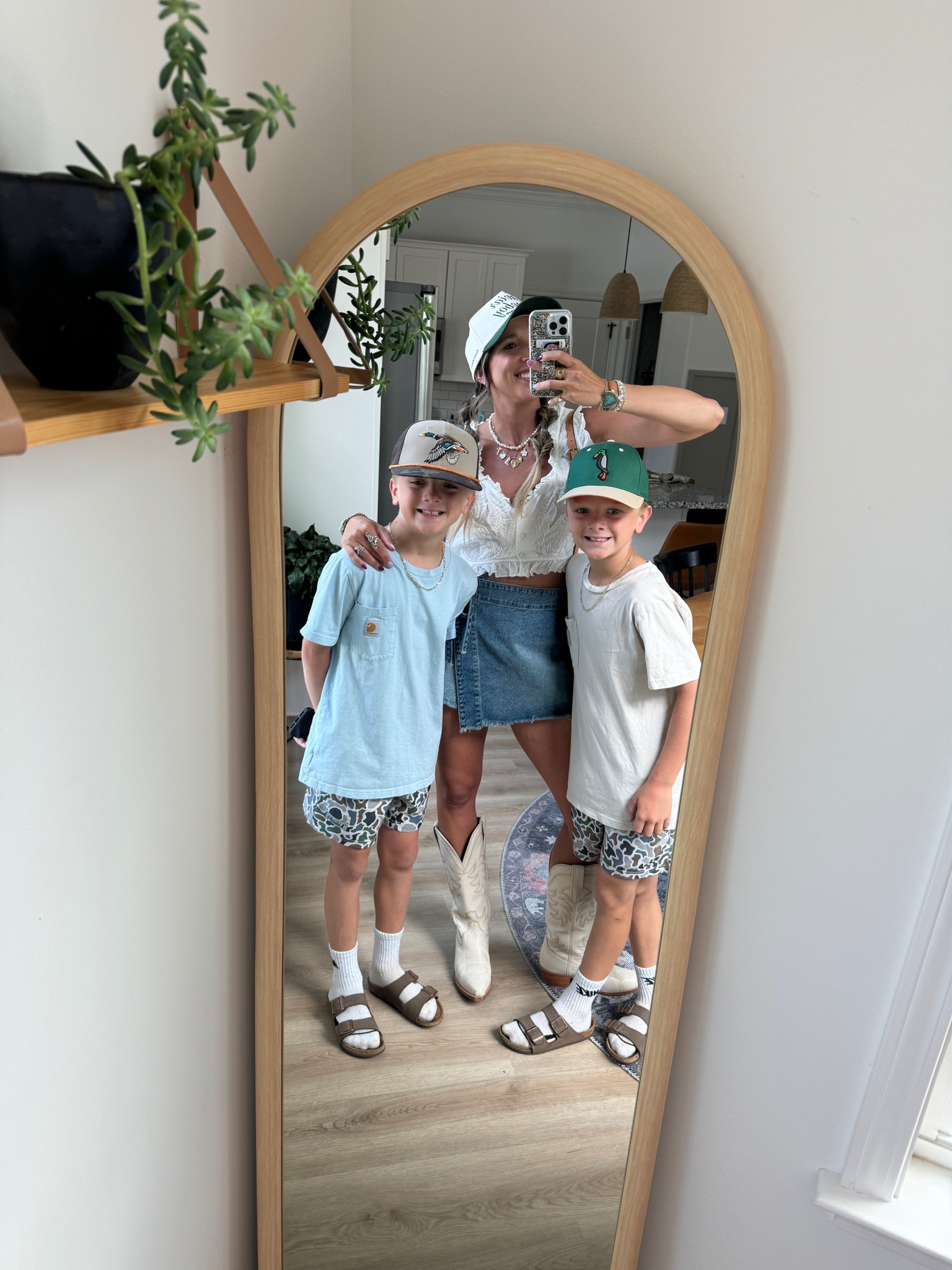 Todays hardy outfit! 

Free people top and bottom for me
Tecovas boots 

Their shorts are “local boy”
Shirts are Carhartt 

#LTKKids #LTKStyleTip #LTKSeasonal