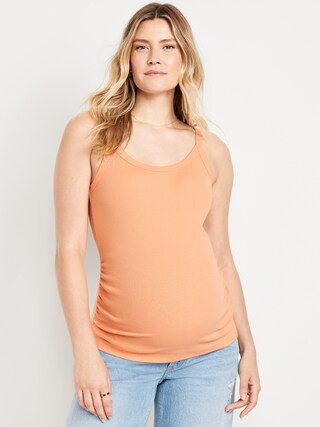 Maternity Ribbed Cami Tank Top | Old Navy (US)