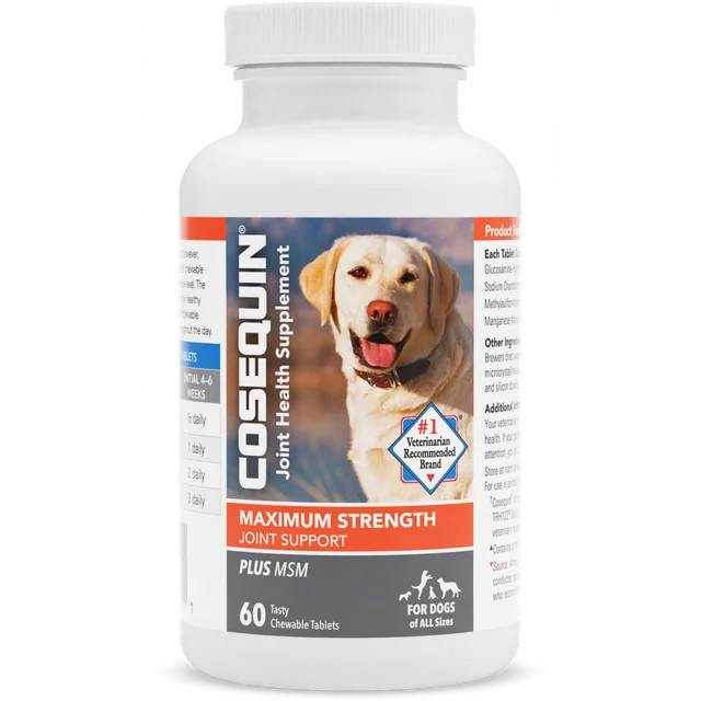 Cosequin DS Plus MSM Chewable Tablets for Dogs 60 ea | Walmart (US)