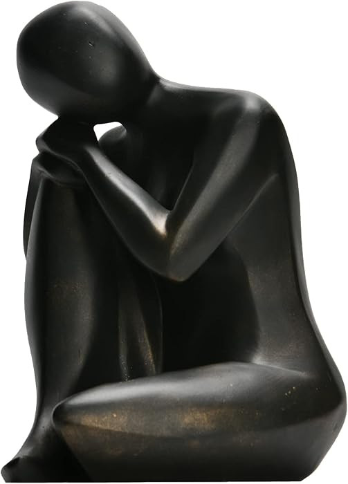 Guichifun Thinker Statue Resin Abstract Sculpture - Collectible Woman Figurine Art Home Office Bo... | Amazon (US)
