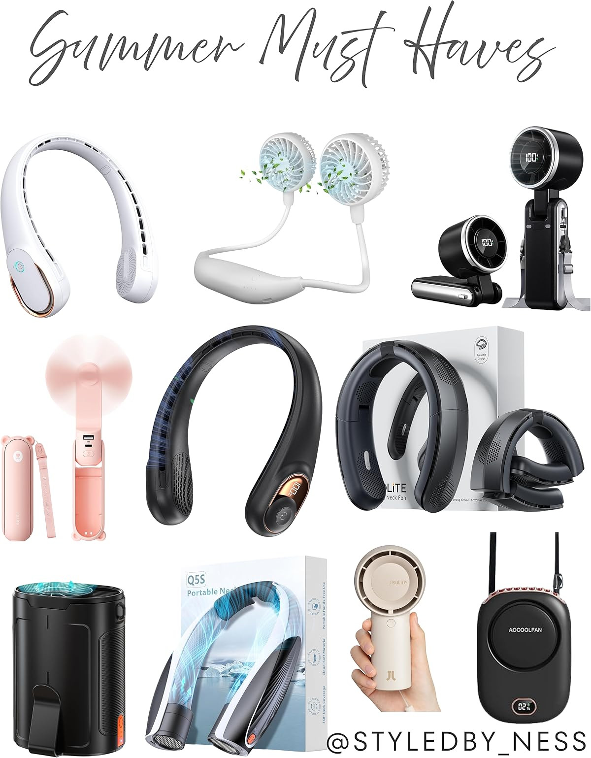 Stay cool this summer with these amazing neck fans! Perfect for on-the-go or lounging at home. #SummerEssentials #StayCool 

 #LTKdayinmylife #LTKU #LTKSaleAlert