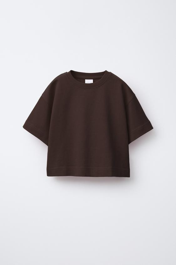 PLAIN HEAVY WEIGHT T-SHIRT | Zara US