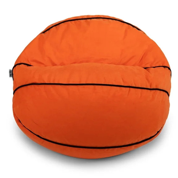 Room Revival Courtside Kids & Tween Bean Bag Chair, Basketball | Walmart (US)