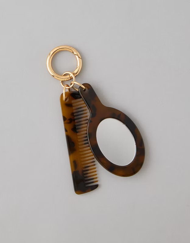 AE Comb & Mirror Keychain | American Eagle Outfitters (US & CA)