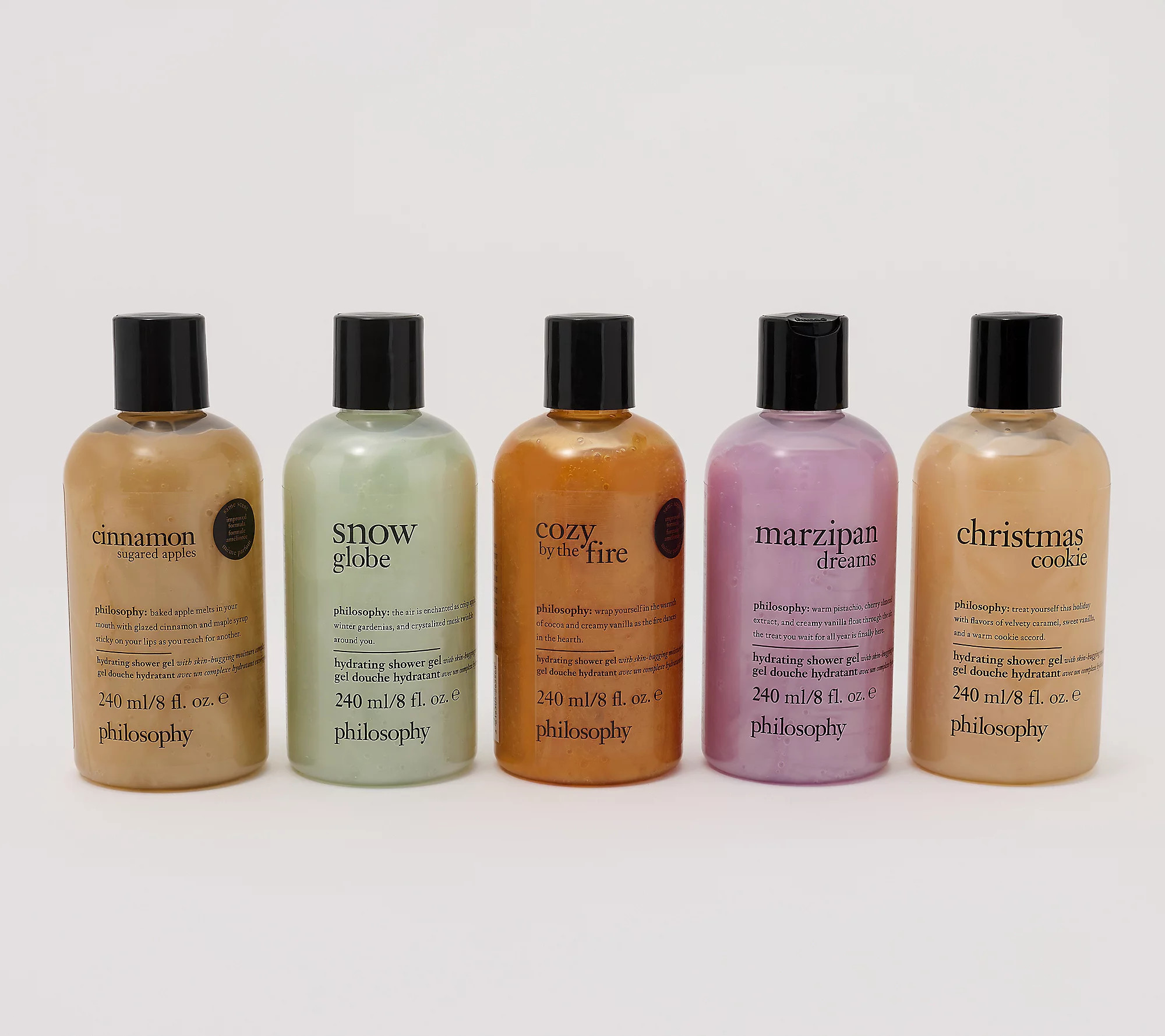 philosophy 5pc 8oz seasonal shower gel collection | QVC
