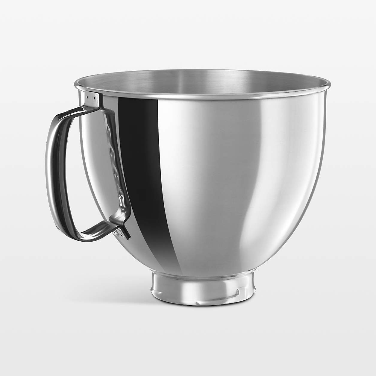 KitchenAid Stand Mixer Stainless Steel 5-Qt. Mixing Bowl + Reviews | Crate & Barrel | Crate & Barrel