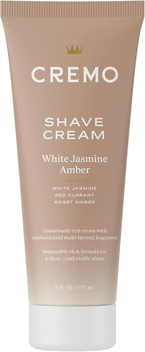 Cremo Women\u2019s Shaving Cream Sensitive Skin, Moisturizing, White Jasmine Amber, Ultra-Slick S... | Amazon (US)
