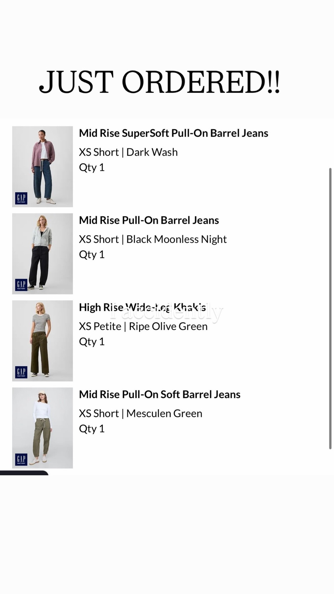 I accidentally bleached my green pair (that last pair!) of pants that I wear ALL THE TIME! 

So I re-purchased them on sale and am going to try some more pants from @gapfactory!🙌🏽 

all XS short/petite

#LTKSaleAlert #LTKPetite #LTKootd