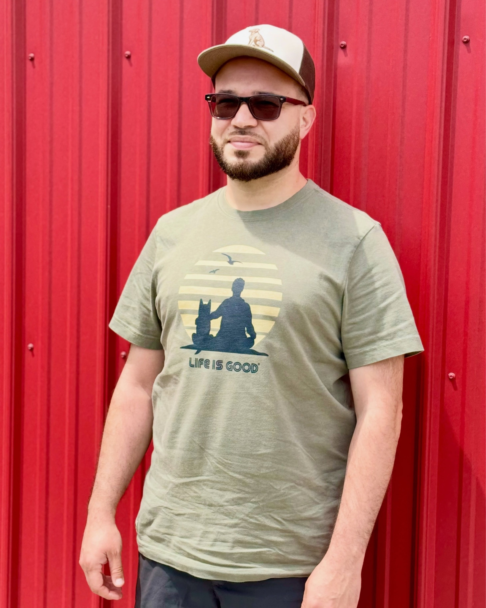 #LIGBrandAmbassador
Some dads just have that natural ‘cool’ factor, and my dad is definitely one of them. 
He’s spending his special day in the Men’s 70’s Retro Beach View Short Sleeve Tee in Moss Green. A classic, relaxed look that fits his vibe perfectly. It’s the little moments like these that remind us why we celebrate. Happy Father’s Day!

Mom is wearing the Women’s Seashell Sparkles Short Sleeve Crusher Boxy Tee. It’s that easy, lived-in fit that feels like a breeze and looks like a dream. Whether we’re wandering the coastline or just soaking in the sun, it’s all about finding the beauty in the journey.

And she’s keeping the sun at bay with the Adult Unisex Dog Mom Stack Trucker in Dusk Purple. It’s become an absolute staple for our weekend adventures.

#LTKdayinmylife #LTKmomlife #LTKActive