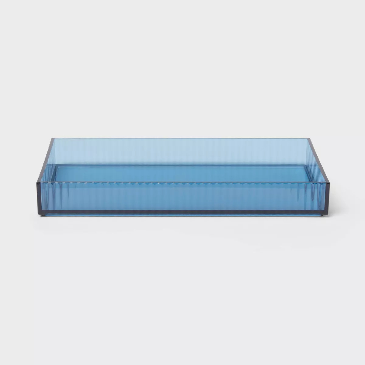 Ribbed Tray Blue - Room Essentials™ | Target