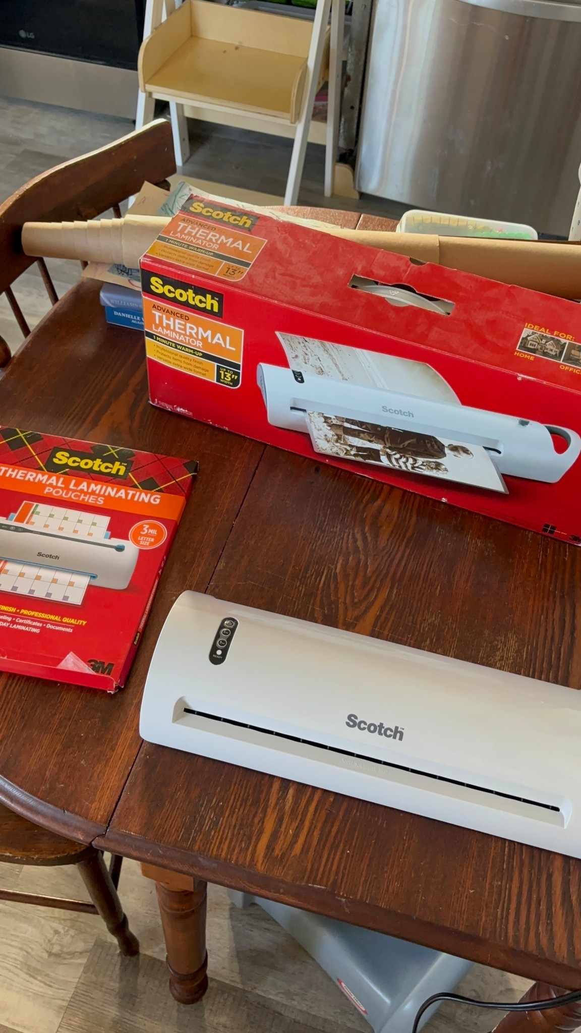 For all our craft projects lately: play doh mats, letter practice, preserving favorite drawings…this laminator has been a great tool! Heats up really quickly and the lamination sheets are easy to use and seal well. 10/10

#LTKFamily #LTKKids #LTKSeasonal