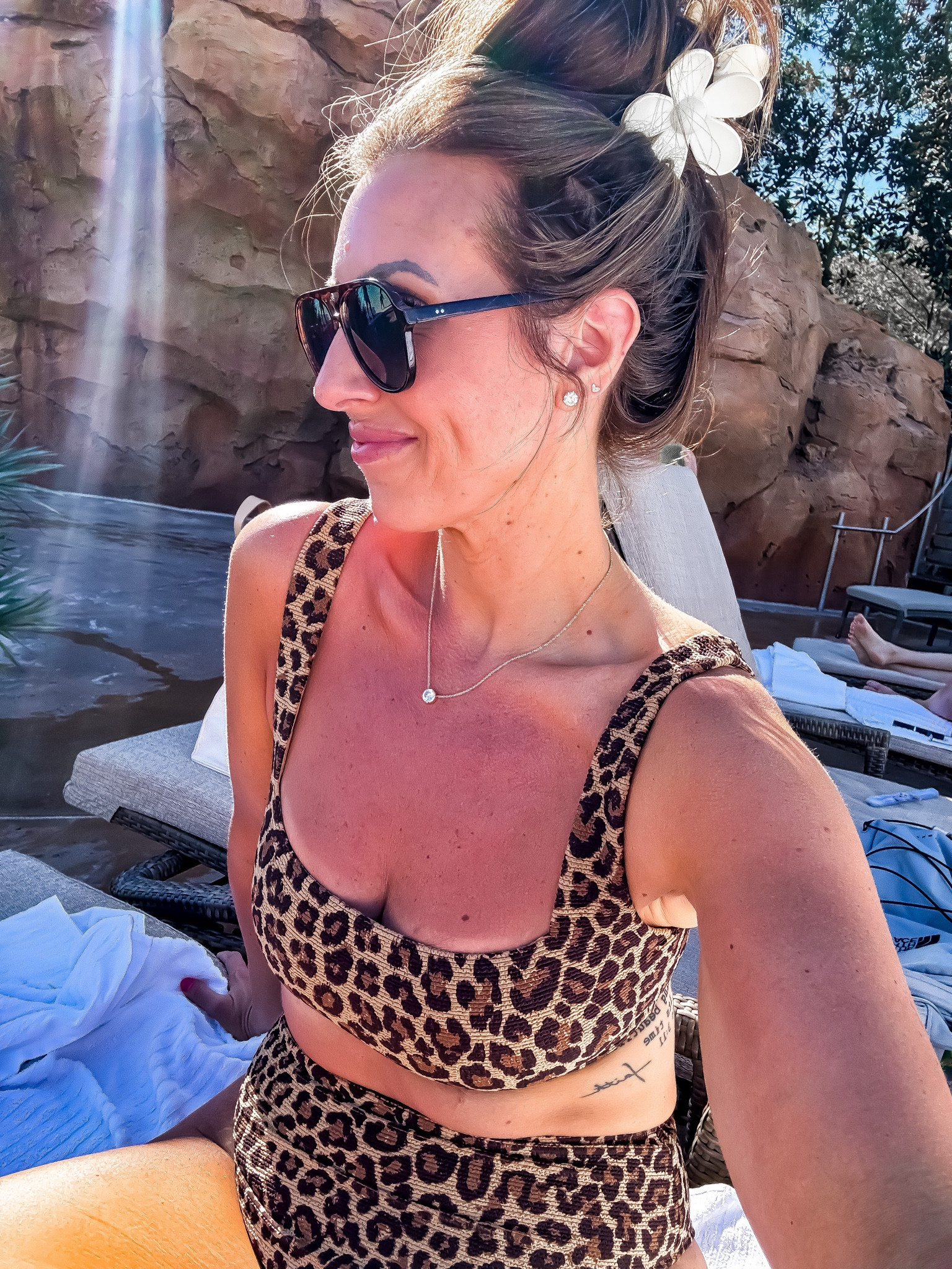 Leopard bikini 
sz m top size XL bottoms 
Show me your mumu

#LTKstyletip #LTKmidsize #LTKover40