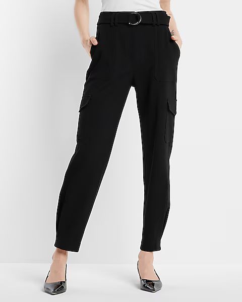 Super High Waisted Belted Cargo Pant | Express