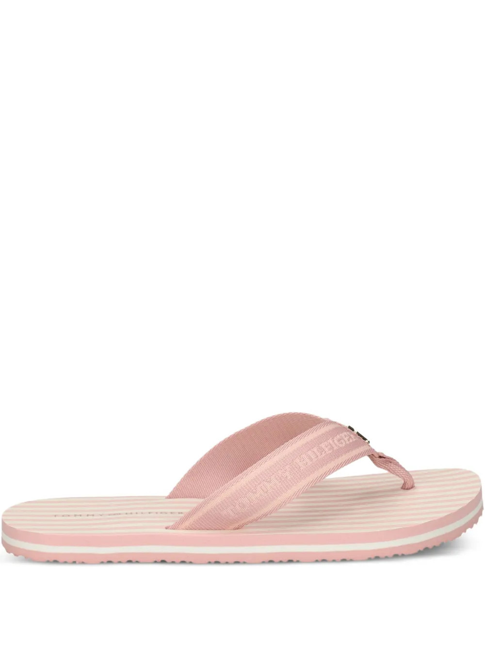 Tommy Hilfiger striped flip-flops - Pink | Farfetch Global