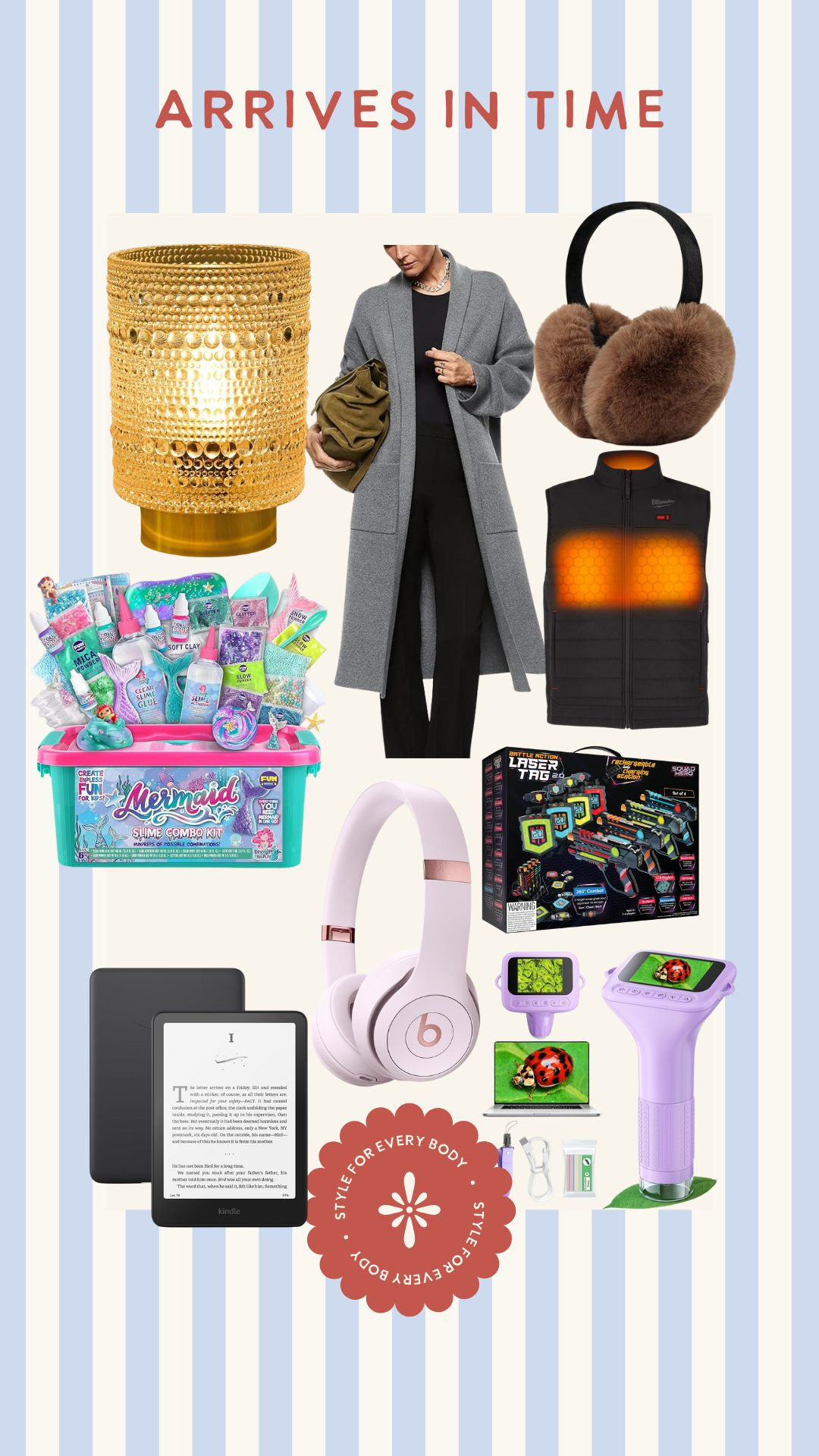 Gift ideas for everyone that arrives in time for Christmas 

 #LTKGiftGuide #LTKHoliday