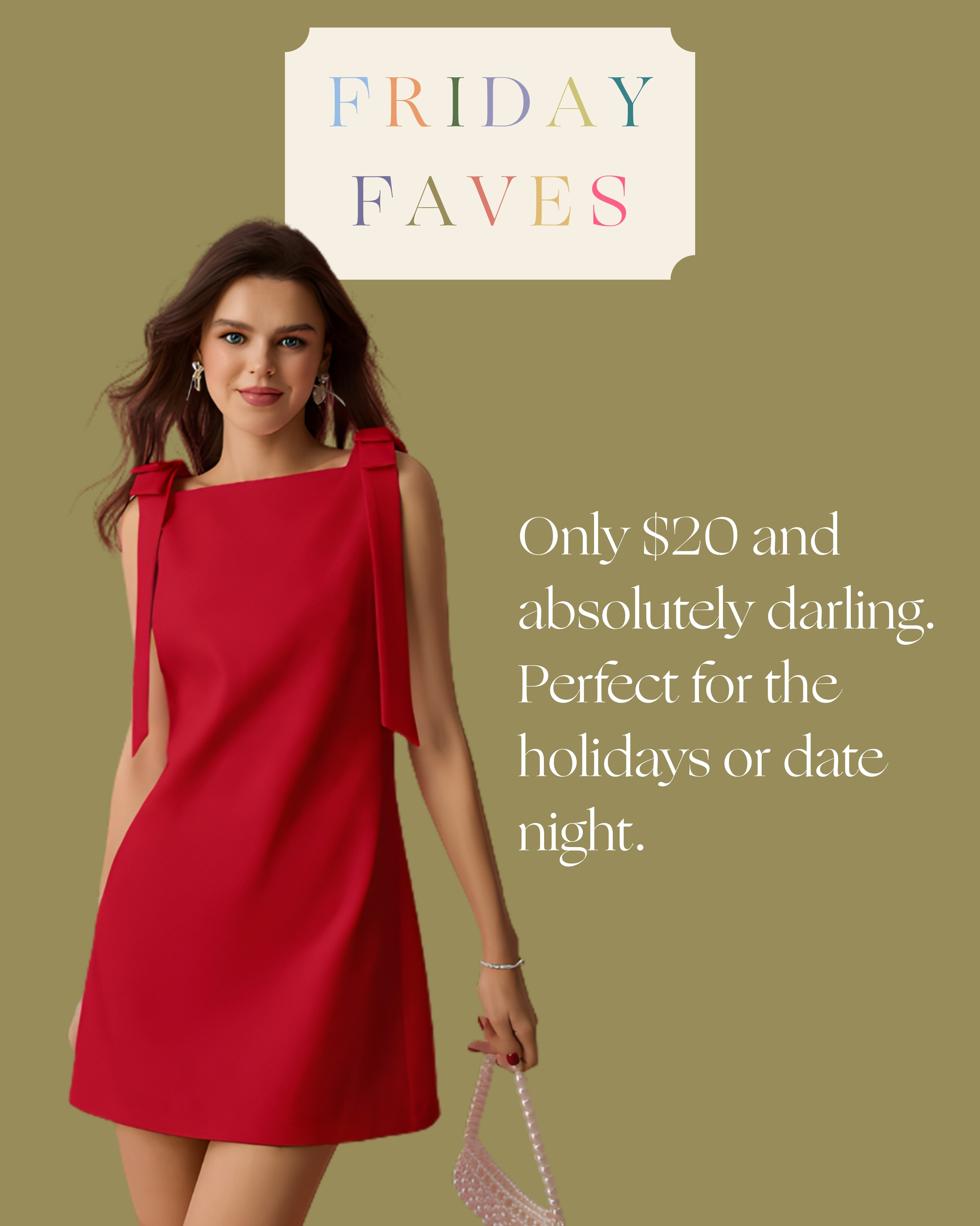 ✨ FRIDAY FAVES ✨

From timeless home decor finds to holiday-ready style staples, this week’s lineup has it all — a chic red dress, blue and white lamps, chic barstools, RÓZ hair serum that smells like HEAVEN, and even the prettiest pink bike for girls. Perfect mix of gift ideas and everyday upgrades I’m loving right now. 

 #LTKHoliday #LTKootd #LTKmomlife