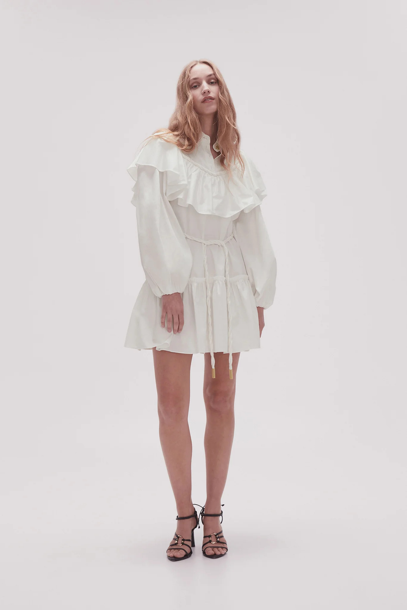 Dahlia Flounce Mini Dress | aje. (US, UK, Europe, ROW)