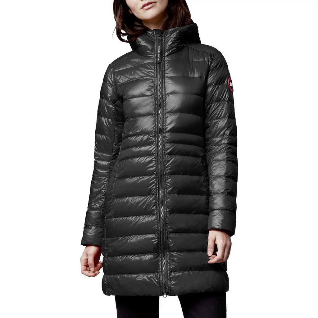 Canada Goose Cypress Packable Hooded 750-Fill-Power Down Puffer Coat in Black at Nordstrom, Size X-Small | Nordstrom
