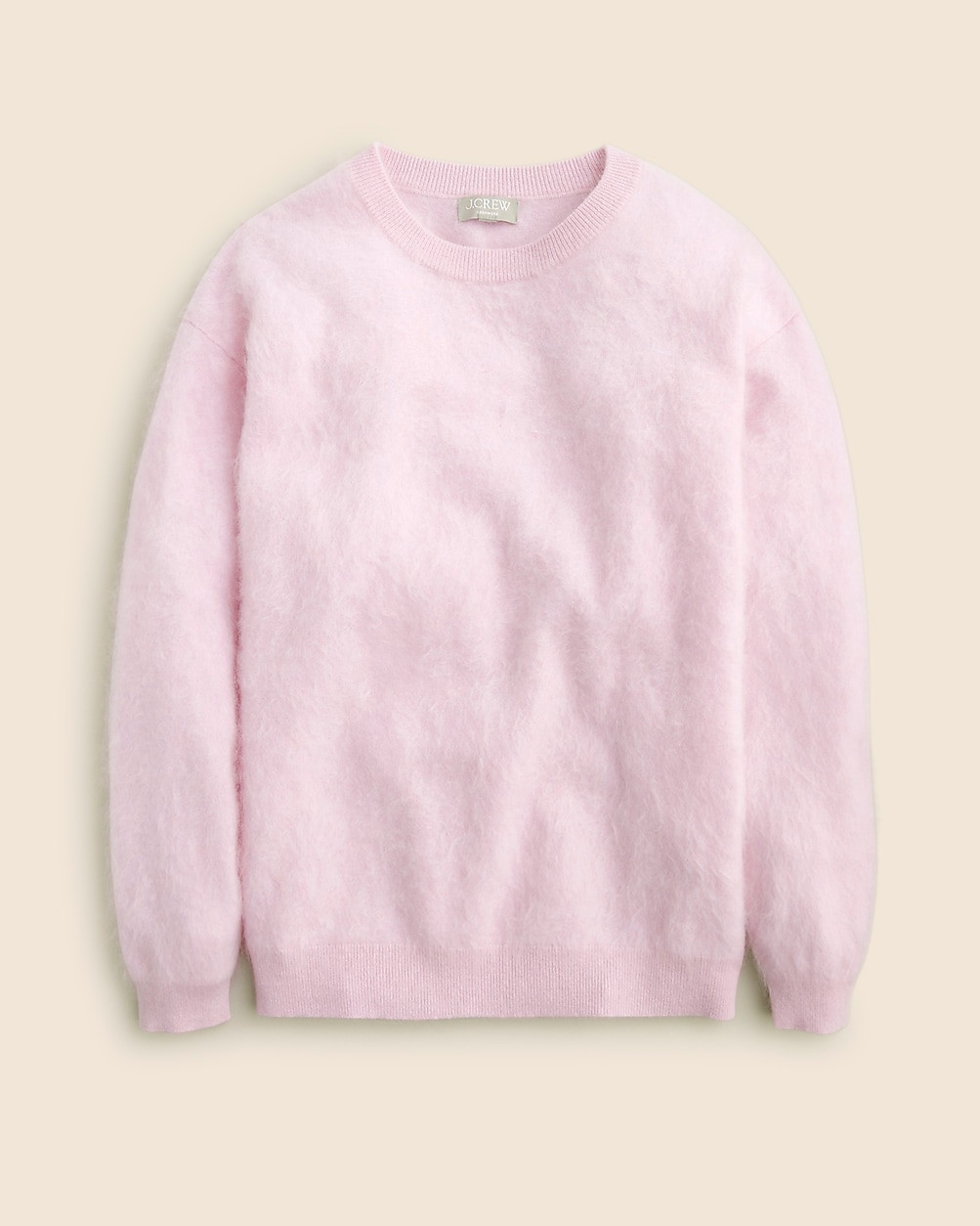 Brushed cashmere relaxed crewneck sweater | J. Crew US