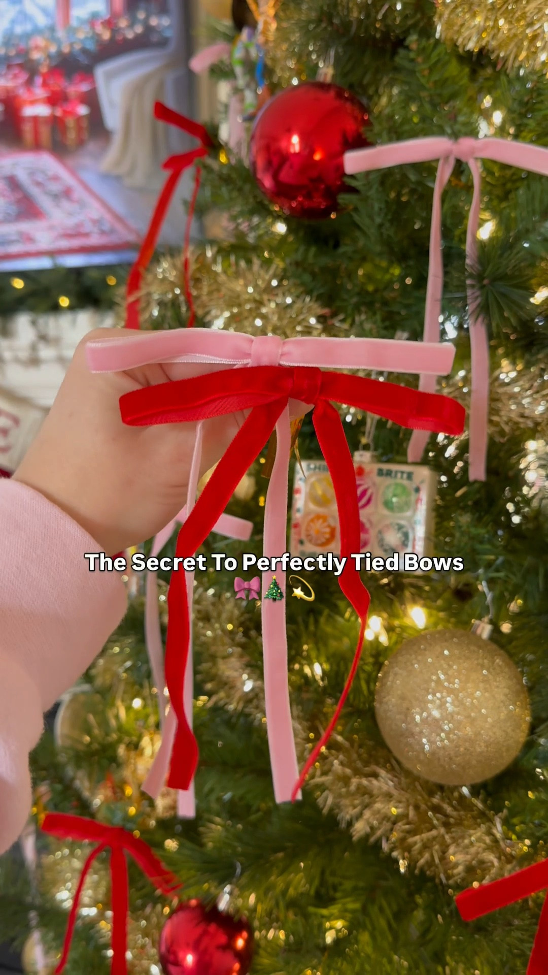 Never get frustrated over tying bows again! The easiest bow hack for decorating and less than $15 👏🎄🎀 

#LTKHome #LTKSaleAlert #LTKHoliday