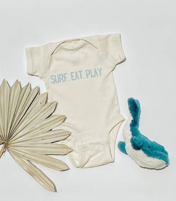 Surf Baby Beach Onesie / Baby Shower Gifts / Baby Boy Onesie / Beach Bum / Beach Baby | Etsy (US)