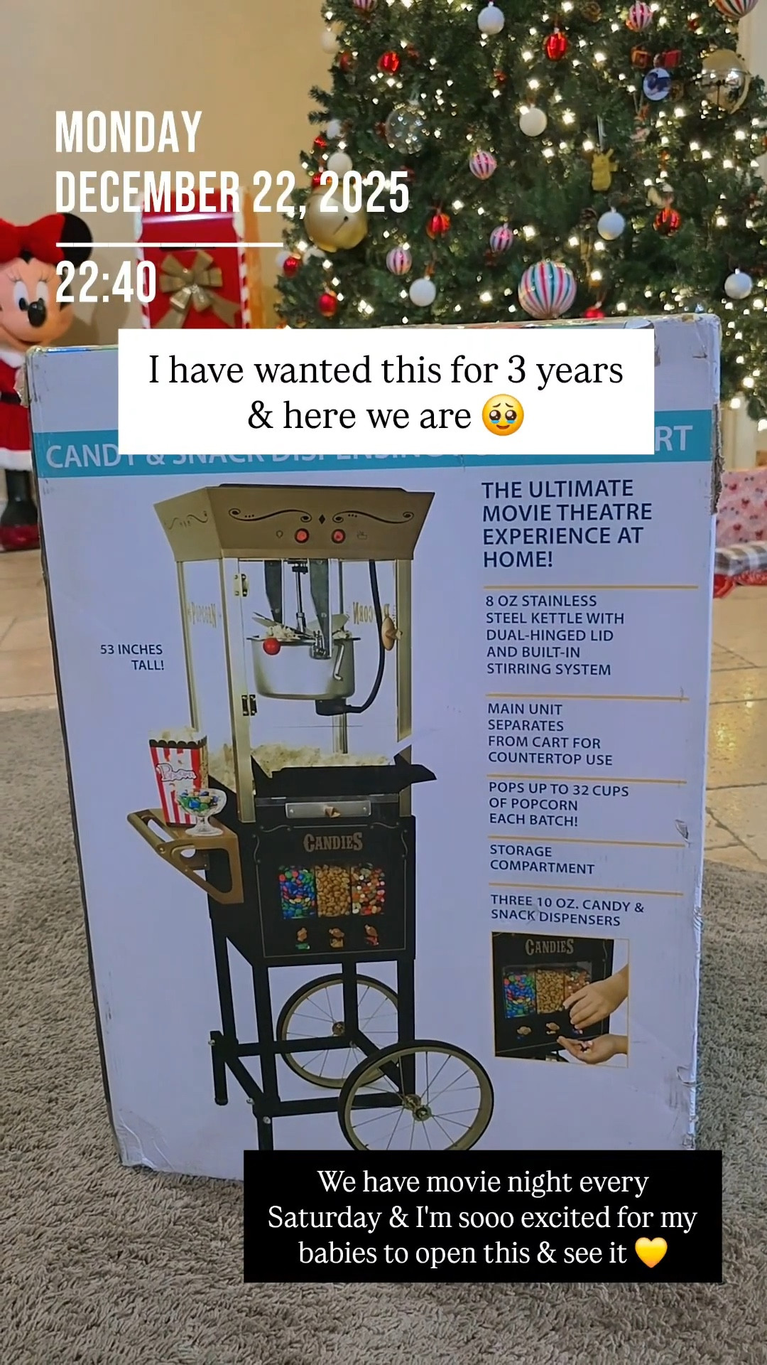 Shop my new popcorn machine with candy dispenser - I fell in love with this 3 years ago and finally bought it 😍 I wanted the white color originally.. I changed my mind last minute 😅 BUT the black just had my heart! Remember get a price drop notification if you heart a post/save a product 😉 

✨️ P.S. if you follow, like, share, save, or shop my post (either here or @disneyloveland).. thank you sooo much, I appreciate you! As always thanks sooo much for being here & shopping with me 🥹

| popcorn, popcorn machine, popcorn maker, popcorn bowl, popcorn bowls,  family movie night, date night outfits, resort wear, date night outfits, vacation outfits beach, | storage basket, gallery wall, date night outfits, winter denim, work outfits, resort war, Easter basket boys, plus size fashion, business casual workwear, rodeo outfit inspo, Easter outfits, storage, gallery wall, knits and shawls, Sunday hoodie, statement coat, kitchen storage, vacation outfits beach, Valentines outfit women,  bedroom, bathroom, chocolate brown outfit, LTK spring sale, snack station, bar cart, brunch tablescape, meta glasses, smart tv, blue dress, body care, dark wash denim, analog hobbies, silver hardware, valentines day outfit women, valentines date night outfit, Bella stretch wide leg jeans, accolade crew neck pullover, patterned tights, lace trim, brooch, romantic knits, Pegasus premium running shoe, winter white outfits, the love knot slouchy bag |

#LTKCreatorOwned #LTKCreatorOwnedBrands #WinterTrends #LTKWinterTrends #WorkWear #TopSharedPosts #LTKTopSharedPosts #TrendingCreators #LTKTrendingCreators #PopularToday #LTKPopularToday #TreatYourself #LTKTreatYourself #amandaroblessed #LosAngeles #LTKGiftGuide #LTKFindsUnder100 #LTKFindsUnder50 #LTKNYFW #LTKfitnessgoals #LTKvlog #LTKPetite #LTKselfcare #LTKBaby #LTKKids #LTKgrwm #LTKSaleAlert #LTKActive #LTKOver40 #LTKSeasonal #LTKmomlife #LTKBump #LTKWorkwear #LTKBeauty #LTKmorningroutine #LTKMens #LTKootd #LTKHome #LTKPlusSize #LTKdayinmylife #LTKstorytime #LTKWedding #LTKTravel #LTKU #LTKTall #LTKfoodie #LTKMidsize