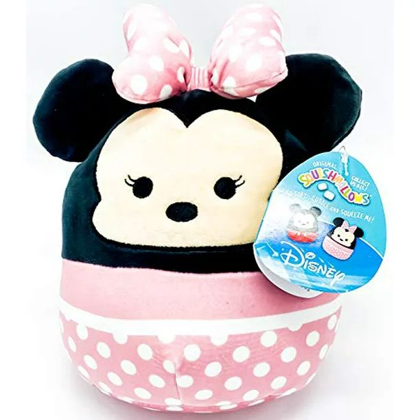 Disney Squishmallow Kelly Toys Minnie Mouse The 8" Super Soft Stuffed Plush Toy Pillow - Walmart.... | Walmart (US)