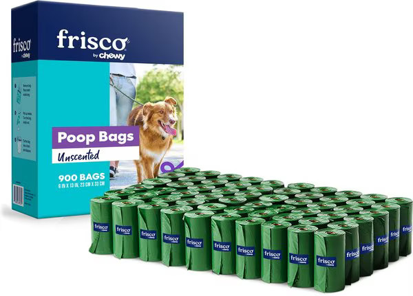 Frisco Dog Poop Bags + 2 Dispensers, 900 count | Chewy.com
